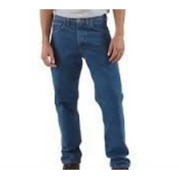 Carhartt B113 Men's Loose Fit Blue Jean Darkstone Size 34x36 NWT - Picture 1 of 8